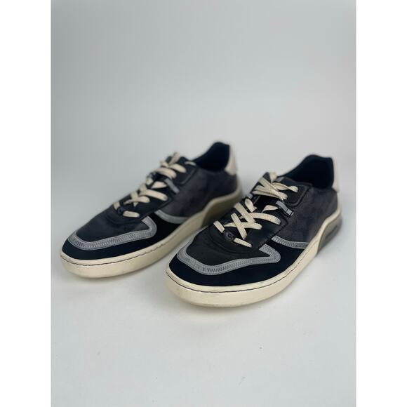 Coach CitySole Signature Court Sneakers Men’s 11D Black Charcoal G5015 main image 8